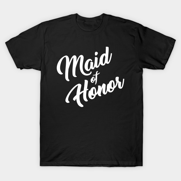 Maid of Honor T-Shirt by One30Creative